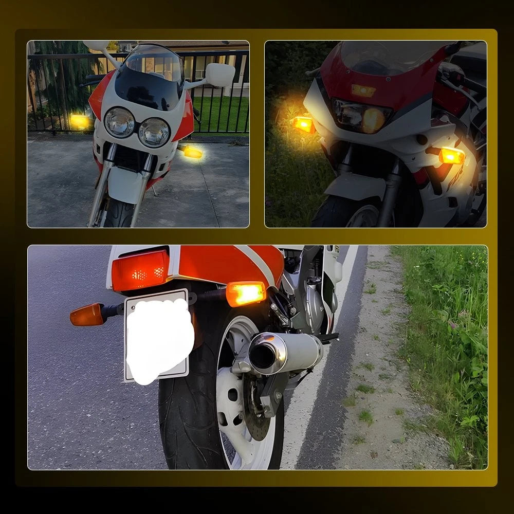 2X Rear Turn Signal Lights for Yamaha TW200 XT225 XT250 FZR400 FZR600