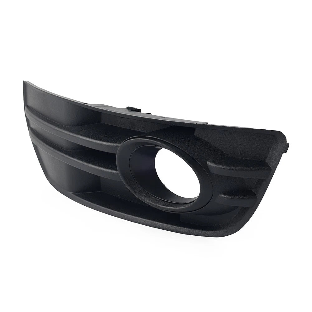Front Lower Bumper Grille Cover for Audi Q5 (2009–2012) - Black, Fog Lamp Hole