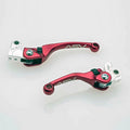 ASV F4 Pair Front Brake & Clutch Levers Red for Kawasaki KX250 KX450 (2004–2023)