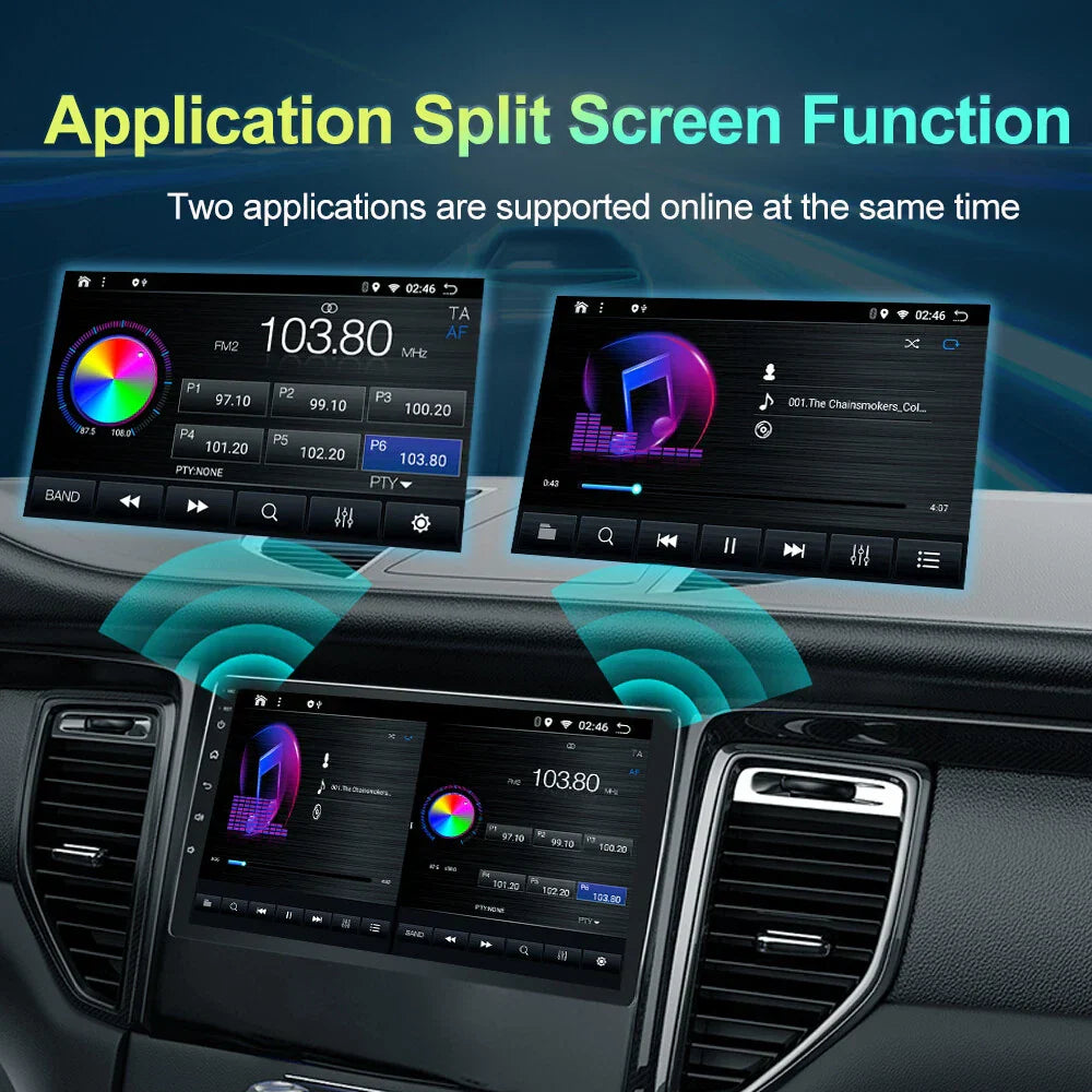7" Apple Carplay Android Auto Stereo for Toyota Kluger (2000-2007)