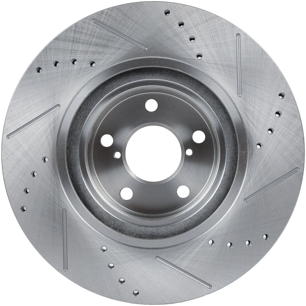 Front Drilled & Slotted Brake Rotors for Subaru Impreza (2024–2025), Toyota GR86