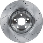 Front Drilled & Slotted Brake Rotors for Subaru Impreza (2024–2025), Toyota GR86