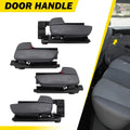 Set of 4 Interior Door Handles for Hyundai Accent (2006–2011) Gray
