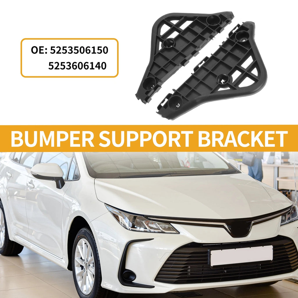 Set of 2 LH RH Front Bumper Support Brackets for Toyota Camry Aurion (2012–2014)