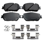 Set of 4 Akebono ProAct Front Ceramic Disc Brake Pads for Lexus GS300 IS250 (1998–2015)