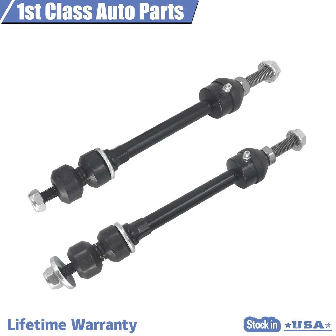 Set of 2 Front Suspension Stabilizer Sway Bar End Links for Dodge RAM 1500 2500 (2003–2019)