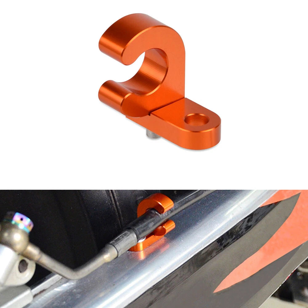 Rear Brake Line Clamp Mount for KTM 200 300 XC XCW 2006-2007, 400 EXC 1996-2006