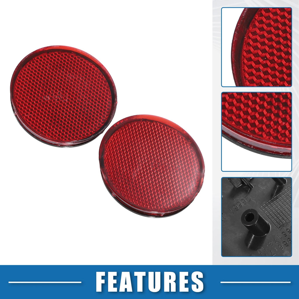 2pcs Rear Bumper Red Reflector 26561-EB300 for Nissan Pathfinder (2005–2012)