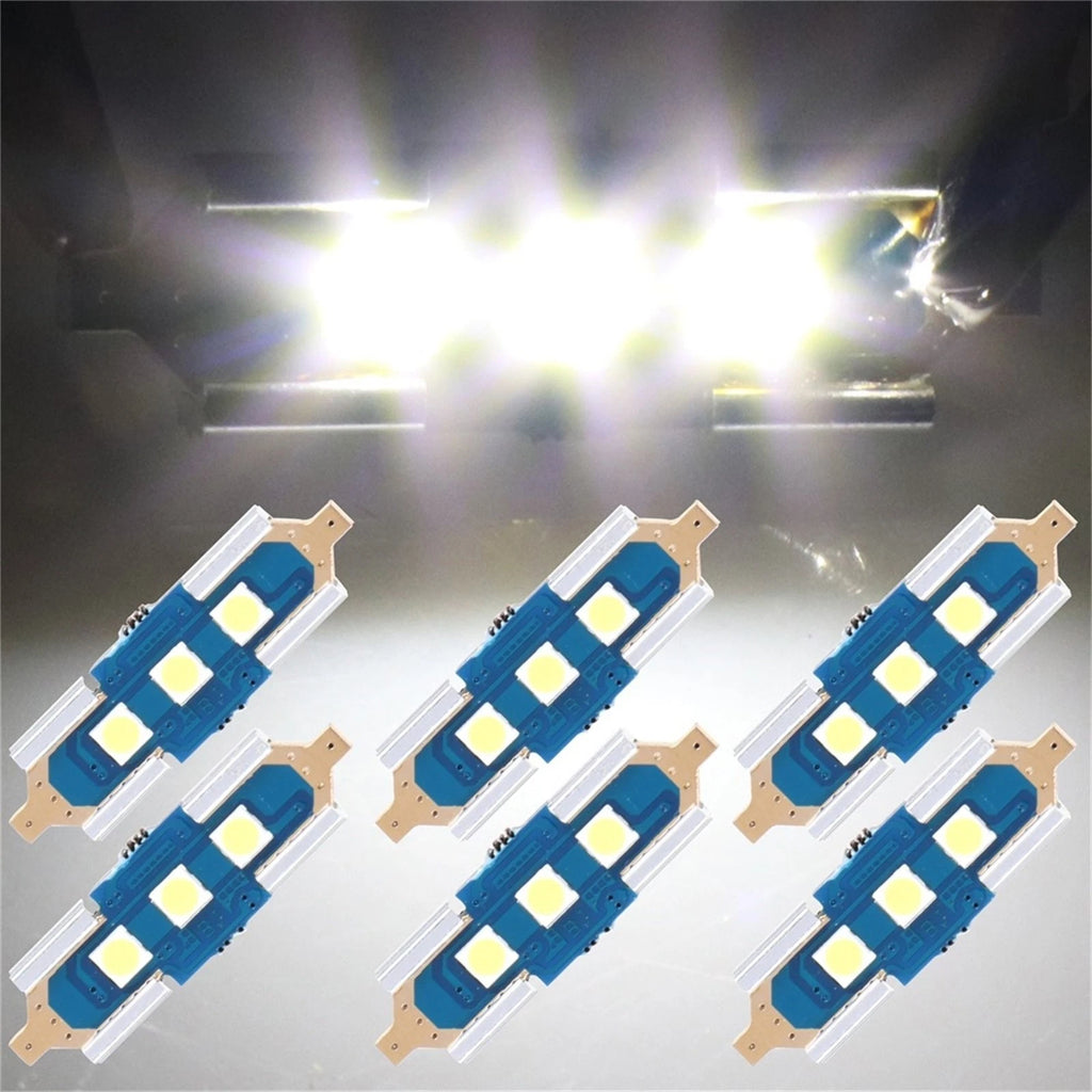 6PCS 31mm Xenon LED Interior Bulb for Car (Festoon)