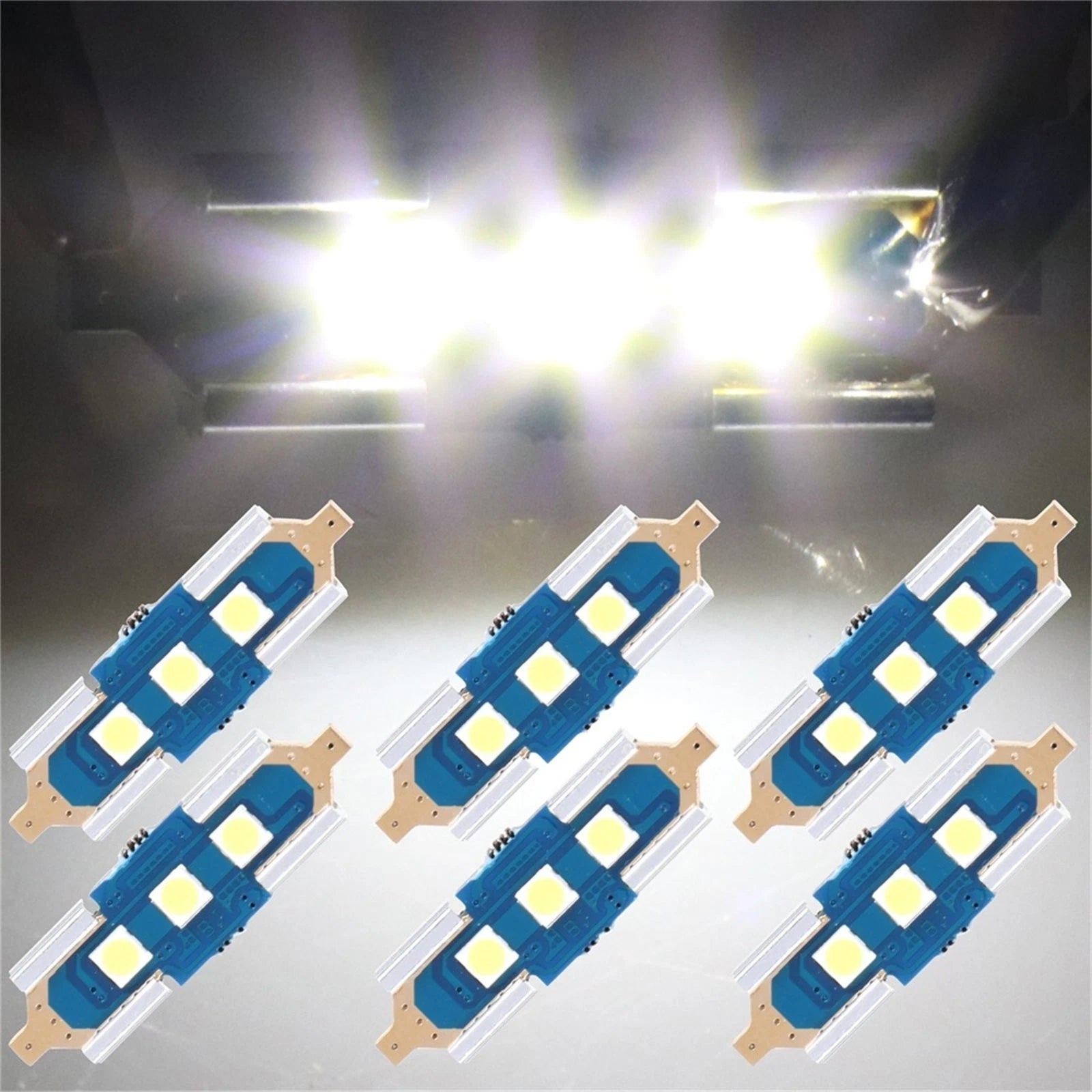 6PCS 31mm Xenon LED Interior Bulb for Car (Festoon)