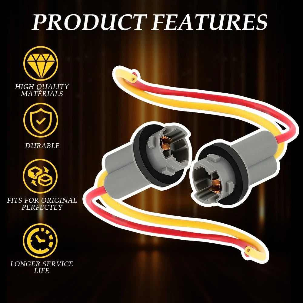 2X T10 921 194 Bulb Socket Connectors for Make Model