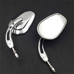 Chrome Big Mirrors for Harley SuperLow Iron 883 1200 Custom Roadster (2009–2023)