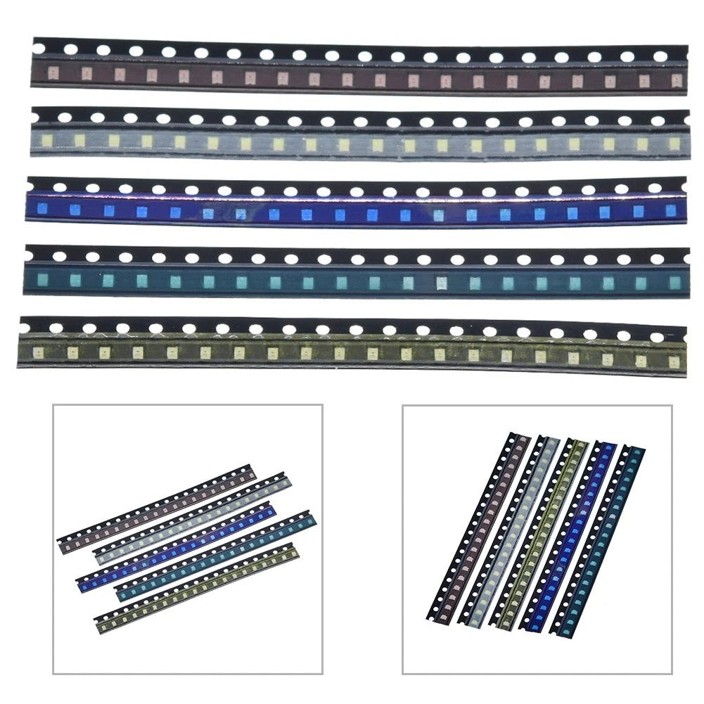 0805 LED Light Kit for Universal Use (100pcs, 5 Colors)