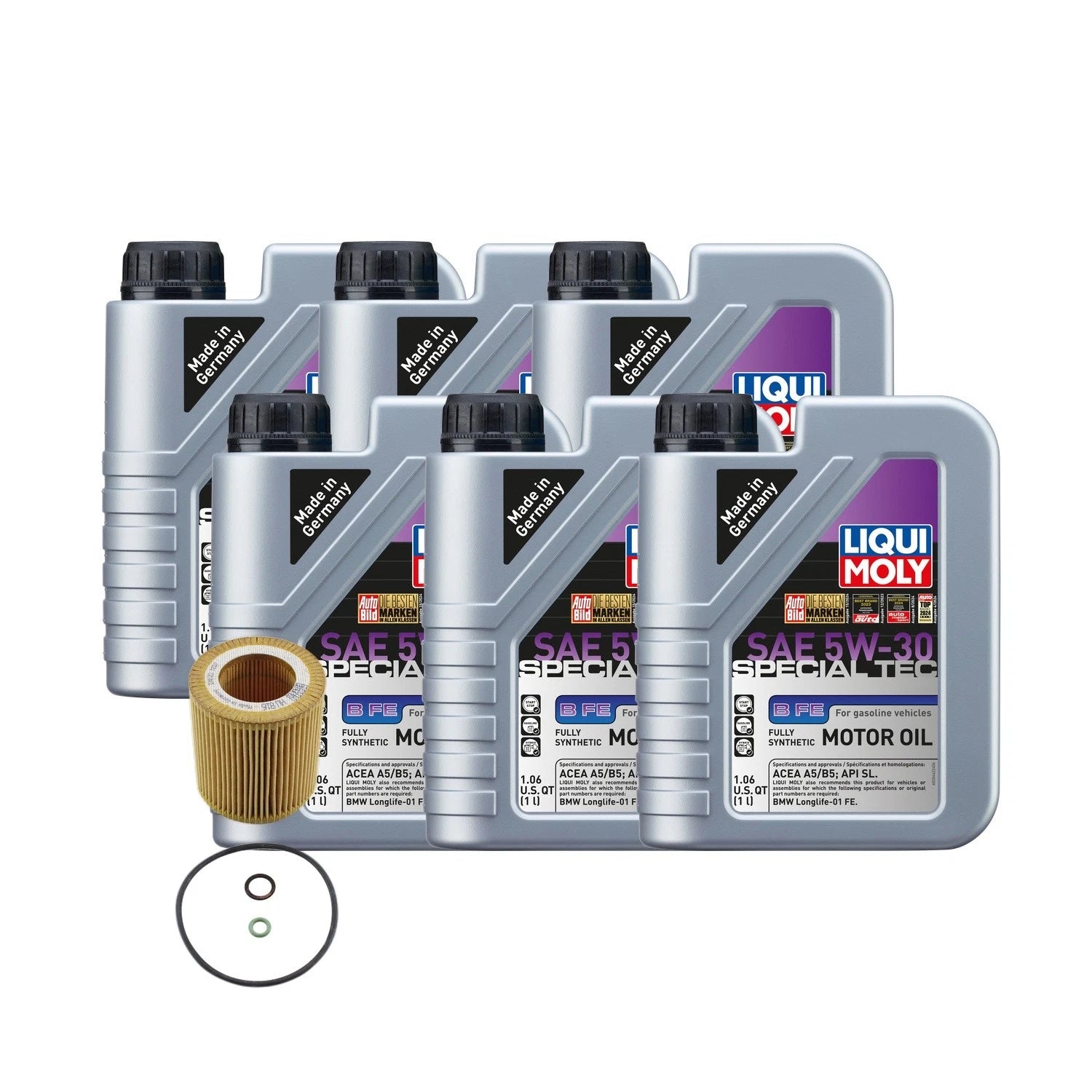 6L Liqui Moly Special Tec B FE 5W-30 Oil Change Kit for BMW N20B20A/N26B20A