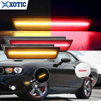 Smoked LED Front and Rear Side Marker Light for Dodge Challenger (2008–2014)