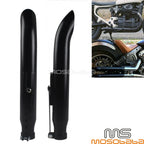 19��� Universal Exhaust Muffler Turn-out Pipe Tip for Harley BMW Bobber