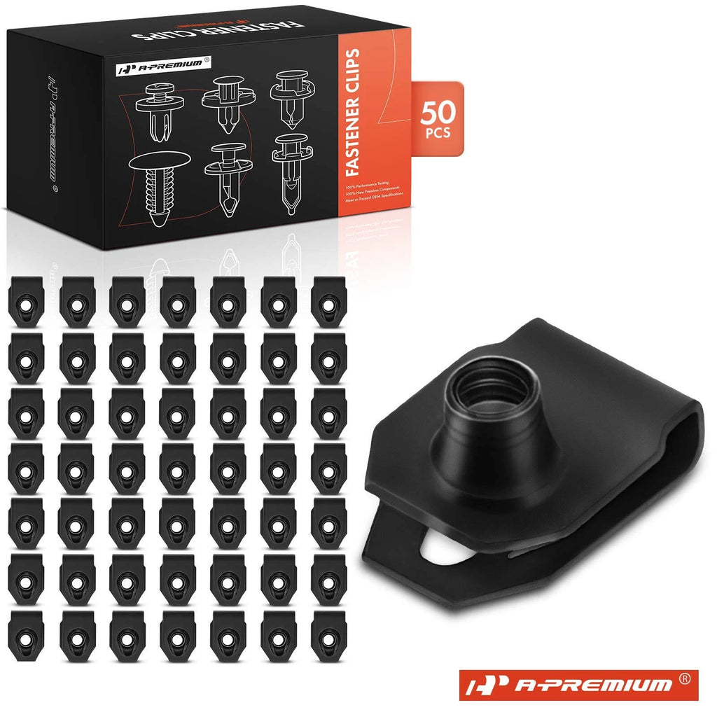 50x U-Nut Retainer Clips for Ford (Various Models)