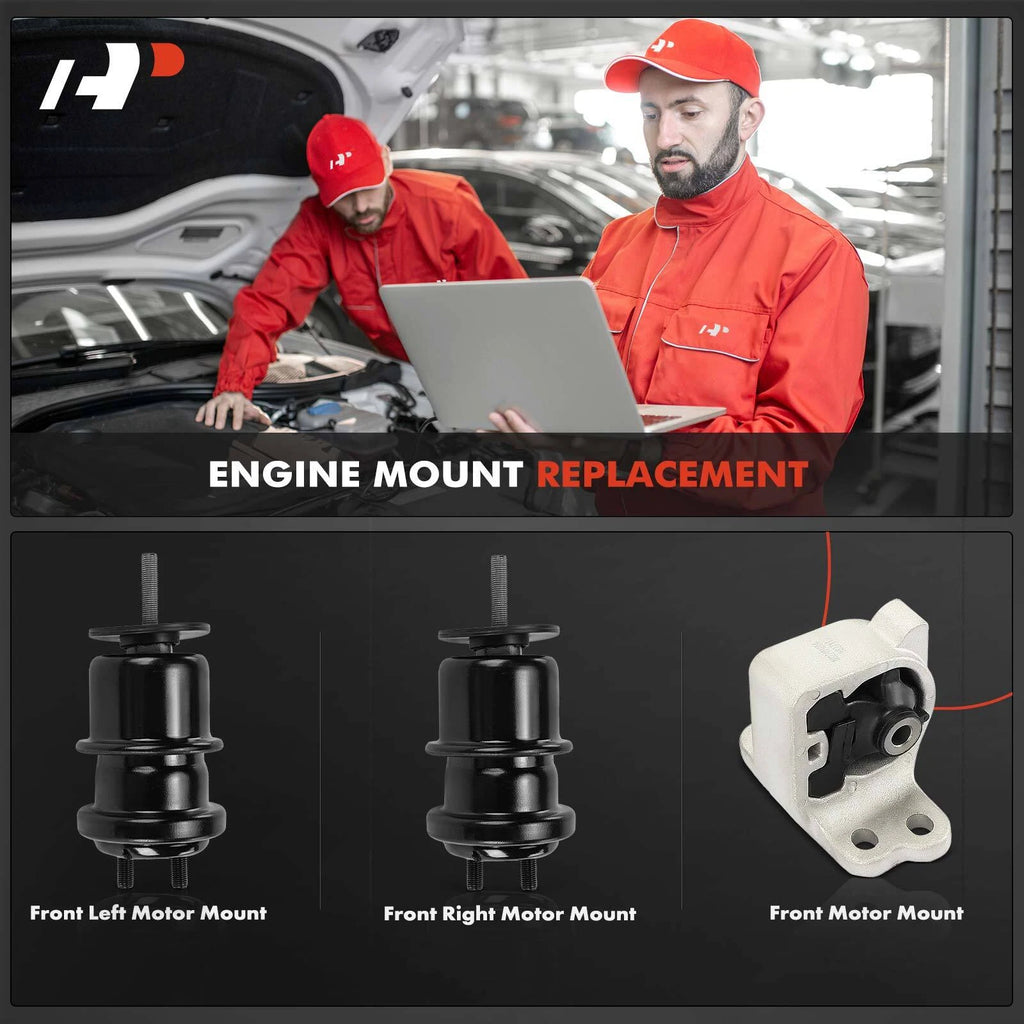 3X Engine Motor Mount for Subaru Outback Legacy (2015-2019) 2.5L Hydraulic