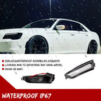 2X Amber LED Side Mirror Turn Signal Lights for Chrysler 300 (2011–2023)