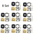 Set of 8 Carburetor Gasket Kit for Walbro K22-HDA (Chainsaw Trimmer)