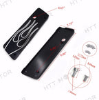 Flame Saddlebag Latch Cover for Harley FLHR Road King (1994–2013)