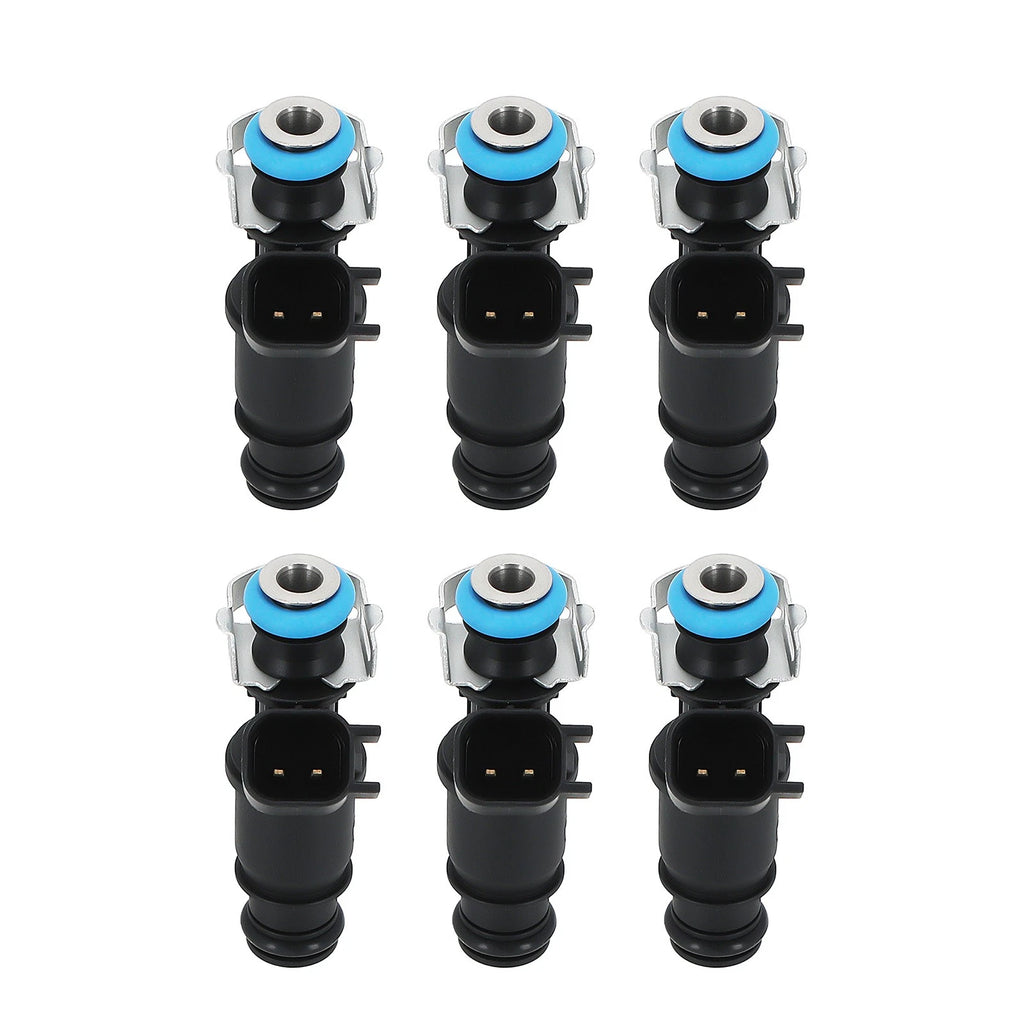 Set of 6 Fuel Injectors for Pontiac Grand Prix V6 3.8L (1997–2008)