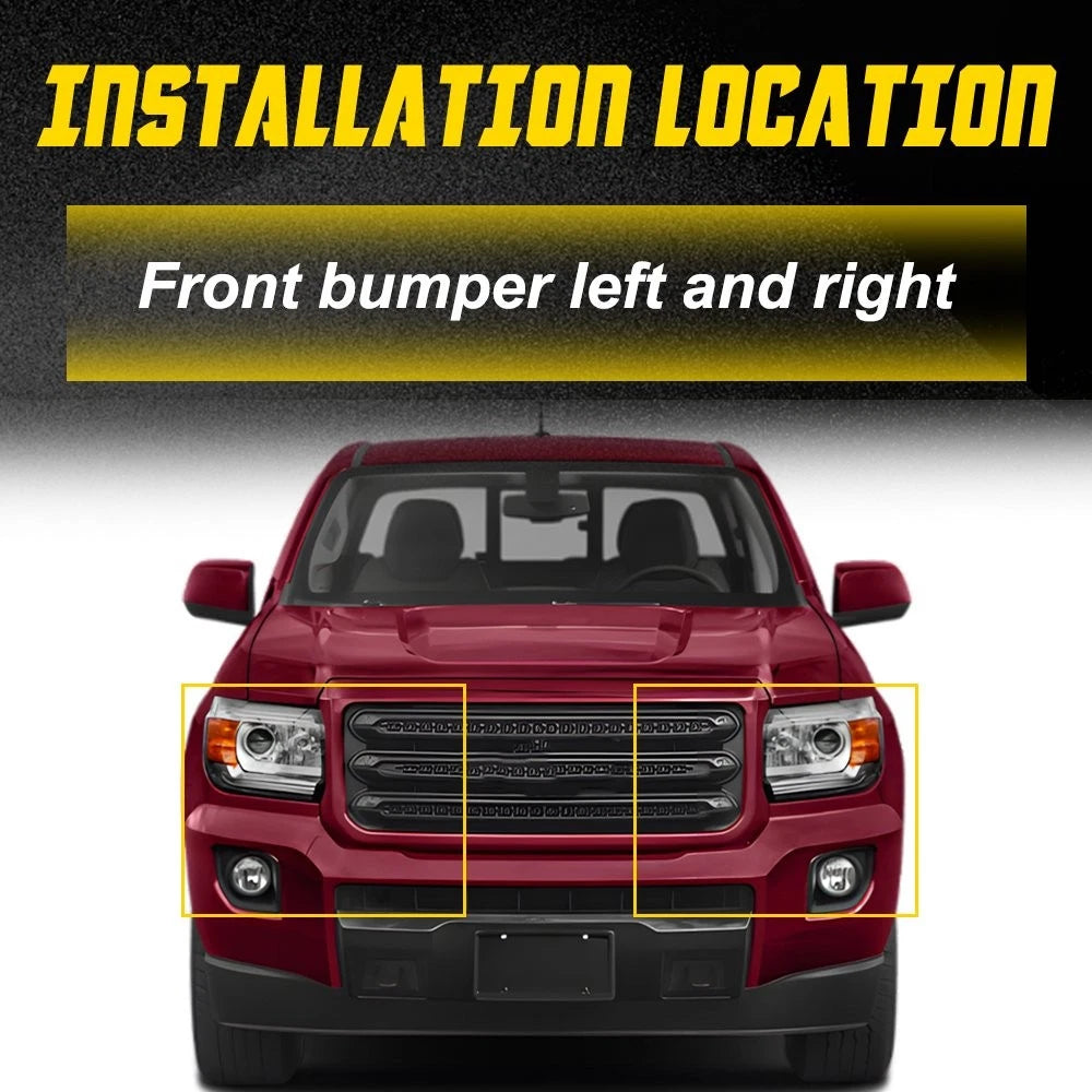 Set of 2 Front Bumper Brackets for Chevy Colorado (2015–2020) 23450921 23450922