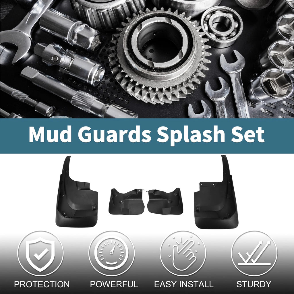 Mud Flaps Splash Guards for Toyota Land Cruiser FJ200 (2010–2015)