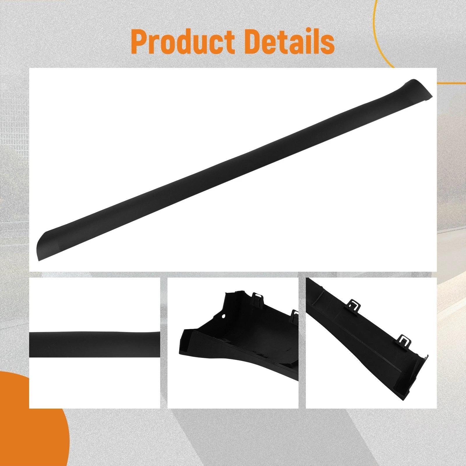Right Body Extension Panel Lip for Tesla Model Y (2020–2023) Black