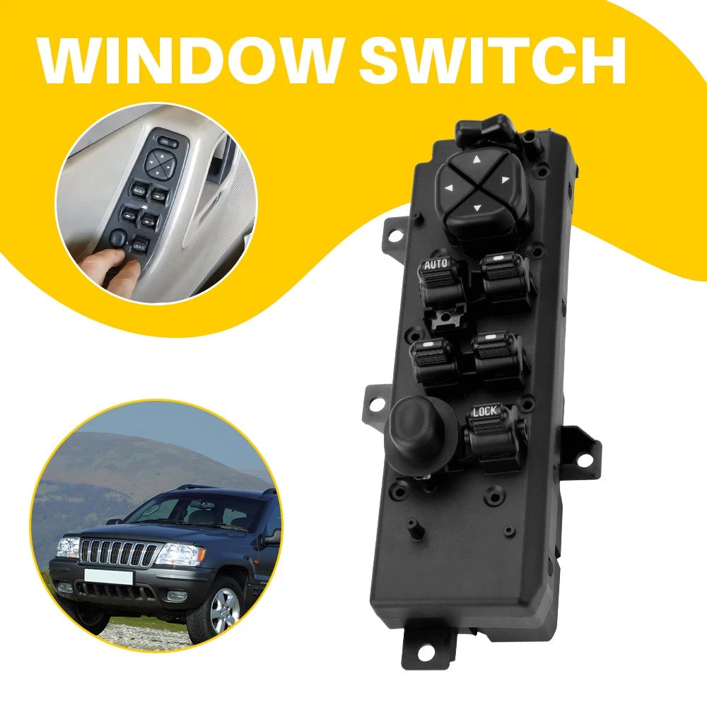 Front Left Master Power Window Switch for Jeep Grand Cherokee (1999–2004)