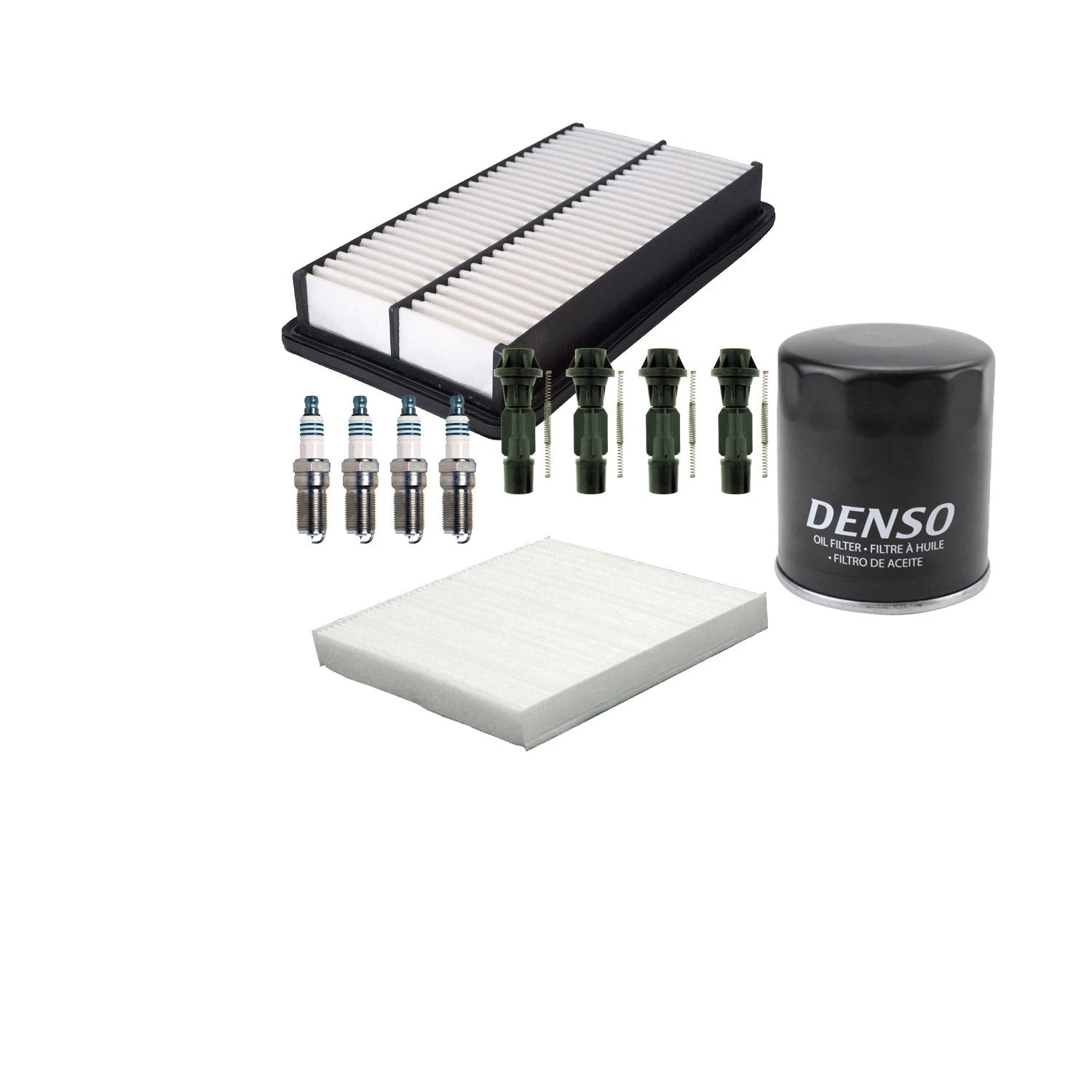 Tune Up Kit with 4 Spark Plugs & Boots for Mazda CX-7 (2007–2012)