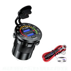 Dual USB Charger Socket 4.8A for ATV (Colorful Digital)