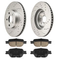 Front Brake Rotors and Ceramic Pads for Toyota Celica (2002–2005) 1.8L