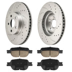Front Brake Rotors and Ceramic Pads for Toyota Celica (2002–2005) 1.8L