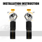 Front Sway Bar Stabilizer Link Kit for Can-Am Maverick X3 RR R (2019–2023)