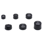 Set of 4 Black Bolt Toppers Caps for Harley Road King Twin Cam (1996–2006)