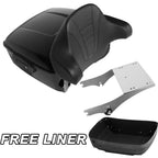 Trunk Backrest Pad Mount Rack for Harley Touring Electra Glide (1997–2008)
