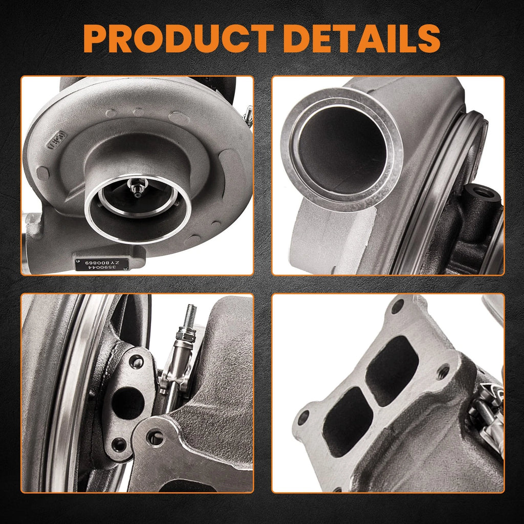 Turbocharger for Cummins M11 (HX55W, HX55W-E9871M, H19J11D, 3536996, 3800471)