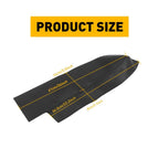 Front Door Panel Armrest Cover for Honda CR-V (2007â2012) Black Synthetic Leather