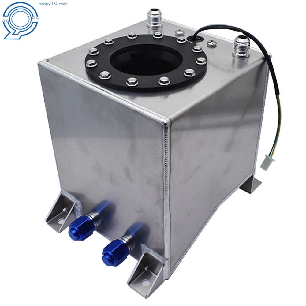 2.5 Gallon Fuel Cell Tank for Racing Drift Vehicles (Polished Aluminum)