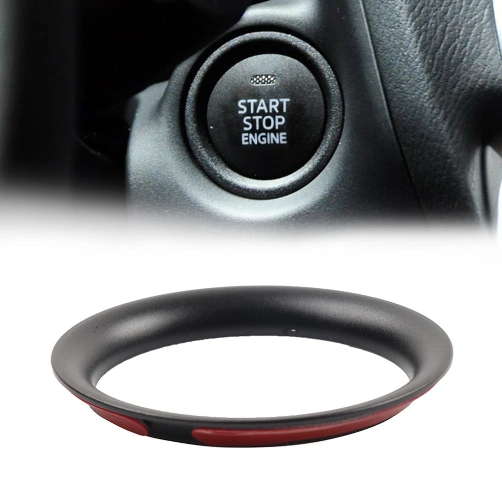 Push Button Ring Trim for Mazda 3 Axela 6 Atenza CX-5 (2014–2020) Black