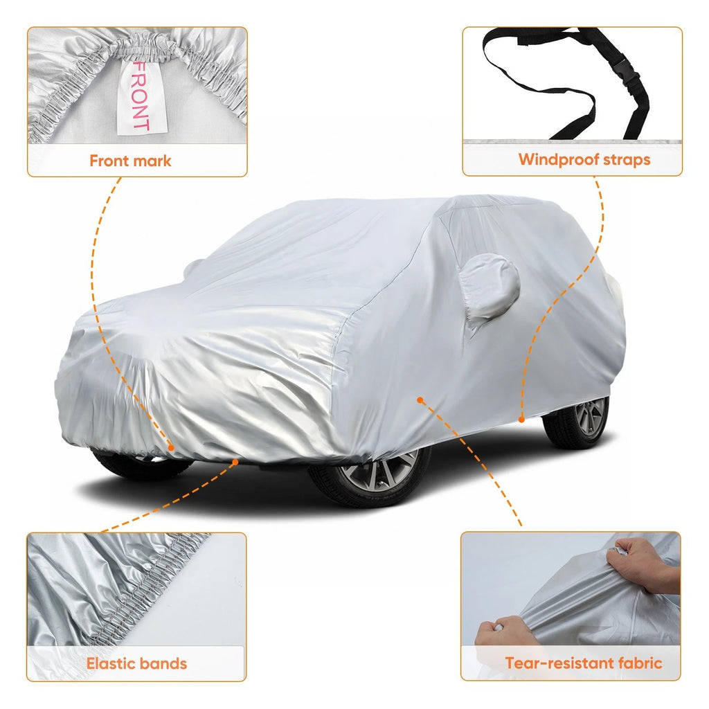 Full SUV Car Cover Waterproof All Weather Protection for SUV (Universal)