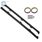 Black Side Skirt Rocker Panel Extension for BMW E90 E92 E93 (2006–2011)