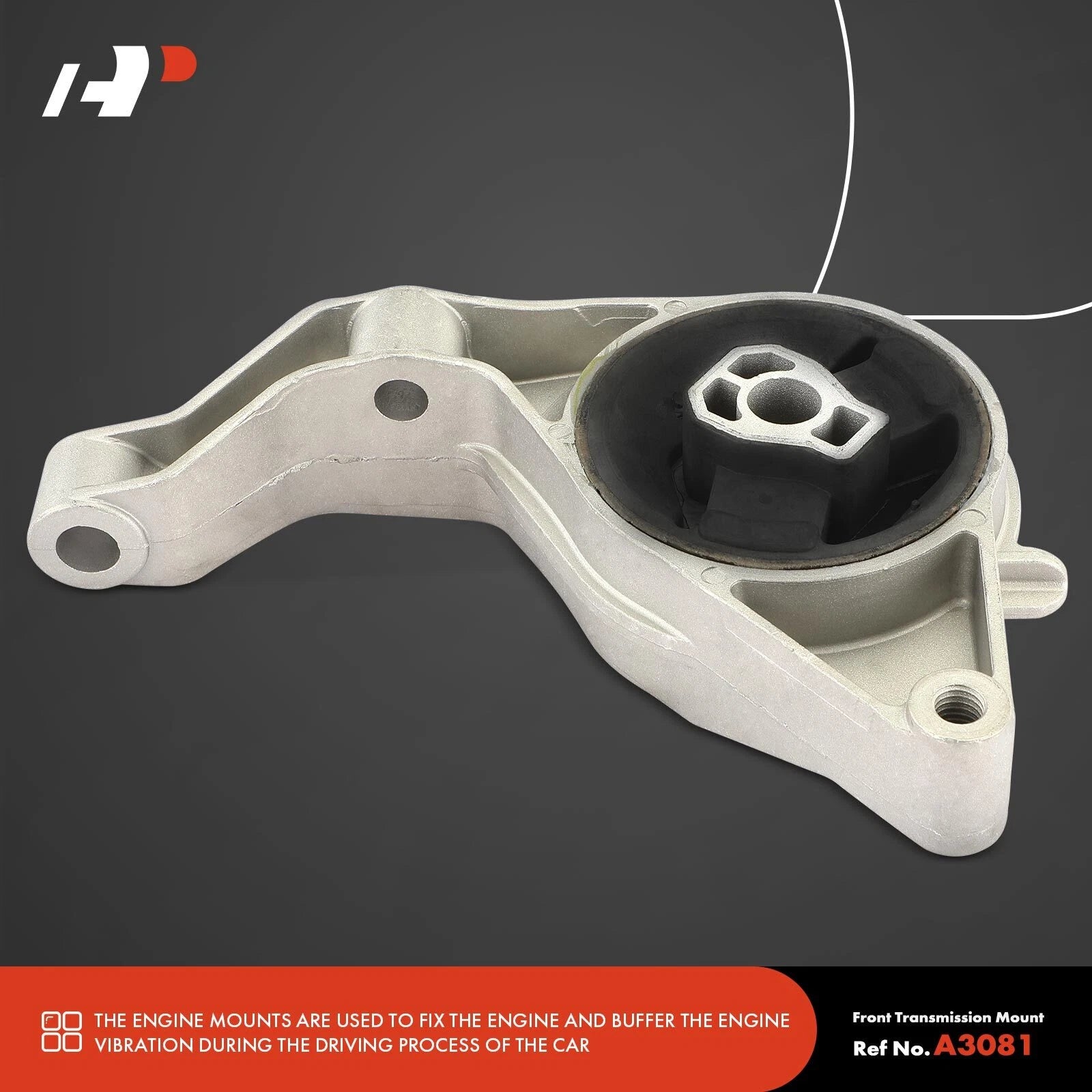 2X Front & Rear Transmission Mount for Chevy HHR (2006-2011)