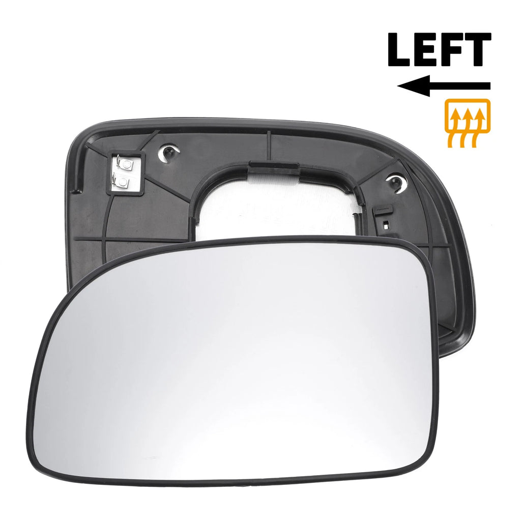 Heated Left Side Mirror Glass for Hyundai Santa Fe (2007–2012) 781954270373
