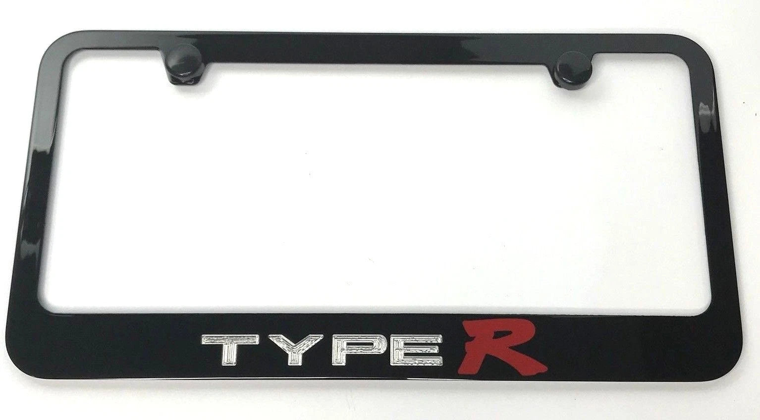 License Plate Frame Black Type R Replacement for Honda Civic (2006–2025)