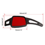 Aluminum Black Paddle Shifters for Audi