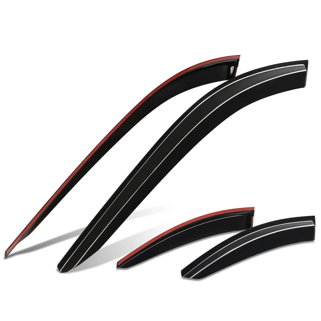 4-Piece Side Window Visors for Toyota Camry (2025–2026) - Black 3M Tape