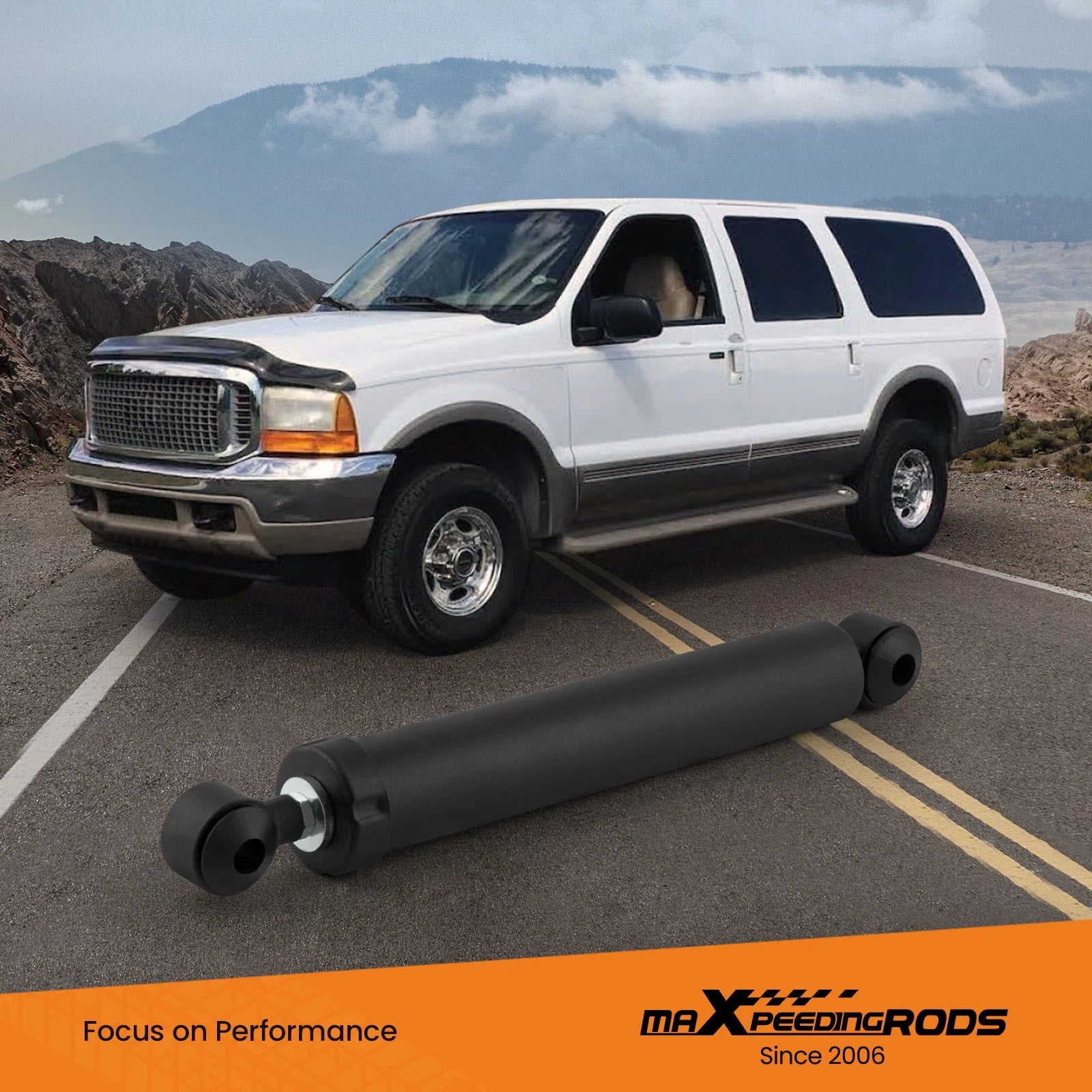 Steering Stabilizer for Ford F-250 F-350 Super Duty 4WD (1999–2004)