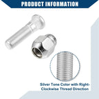 M12-1.50 Wheel Stud Bolts 2 x for Hyundai Sonata, Kia Rio (2006-2023)